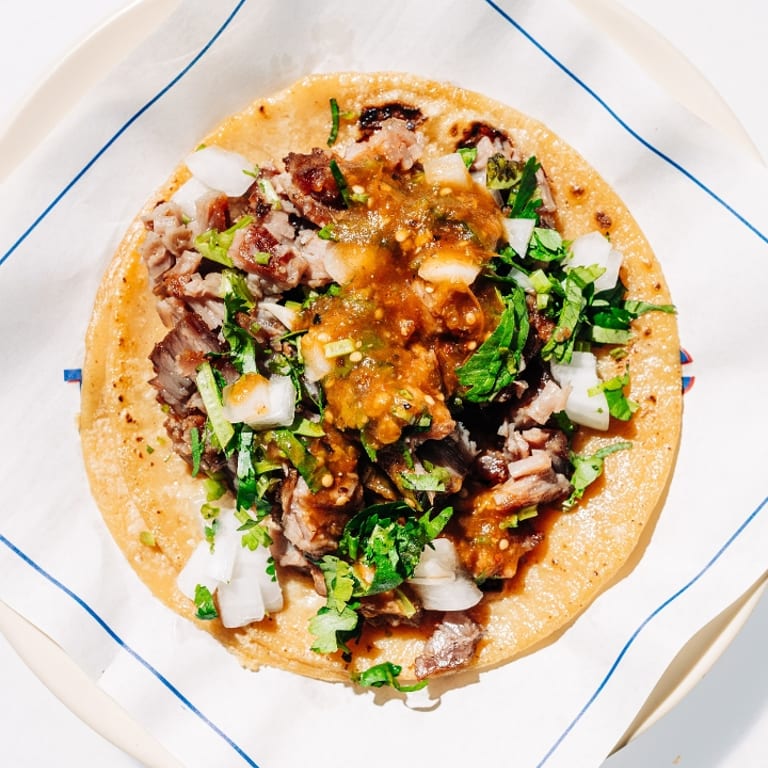 Delicious Suadero Tacos Await